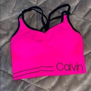 calvin klein sports bra